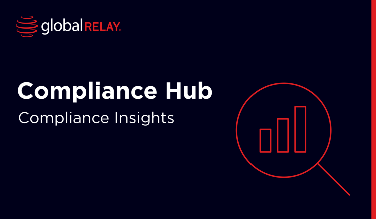 White Compliance Hub Compliance Insights text on black background